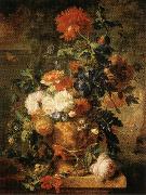 HUYSUM, Jan van Vase of Flowers